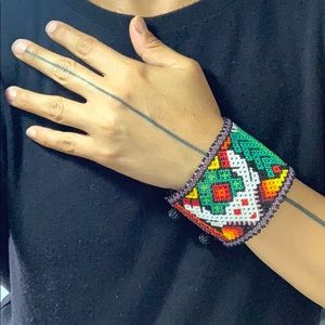 COPY - HUICHOL BEADWORK Thick bracelets